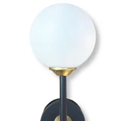 APPLIQUE A PARETE 1 SFERA ILLUMINAZIONE DECORATIVA CONTEMPORANEO CON ATTACCO G9 I20 AQ60