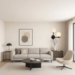 APPLIQUE A PARETE 2 SFERE ILLUMINAZIONE DECORATIVA CONTEMPORANEO CON 2 ATTACCHI G9 AQ59