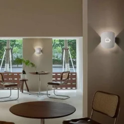 APPLIQUE A PARETE CON RAFFIGURAZIONE TAZZA DEL CAFFÈ LAMPADA ATTACCO G9 IP20 AQ45