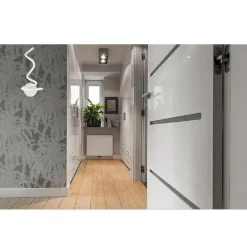 APPLIQUE A PARETE SPIRALE PER INTERNI A LED 12 W LUCE FREDDA CALDA NATURALE E24