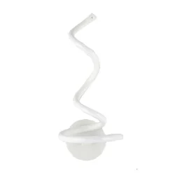 APPLIQUE A PARETE SPIRALE PER INTERNI A LED 12 W LUCE FREDDA CALDA NATURALE E24