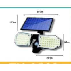APPLIQUE AD INDUZIONE SOLARE 10W IP67 CON SENSORE MOVIMENTO LUCE LED TX-9503