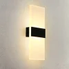 APPLIQUE CUBO A LED DA 12W IN VETRO FARETTO DA PARETE MURO LUCE PER INTERNI IP20