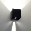 APPLIQUE CUBO LED IMPERMEABILE DA ESTERNO DA PARETE IN ALLUMINIO DA 10W 1200 LMN