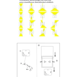 APPLIQUE CUBO LED IMPERMEABILE DA ESTERNO DA PARETE IN ALLUMINIO DA 10W 1200 LMN