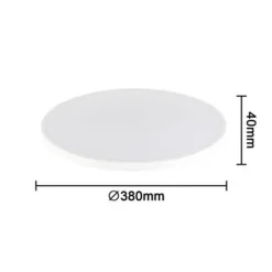 APPLIQUE DA MURO PARETE LED ROTONDO 32 W IP44 3 TEMPERATURE DI LUCE ES-PN380-3C