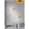 APPLIQUE DA MURO STILE INDUSTRIALE LAMPADA DECORATIVA IN METALLO ATTACCO G9 AQ48