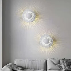 APPLIQUE DA MURO STILE INDUSTRIALE LAMPADA DECORATIVA IN METALLO ATTACCO G9 AQ48