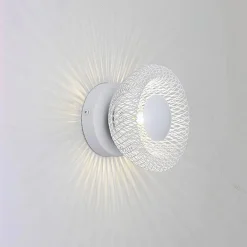 APPLIQUE DA MURO STILE INDUSTRIALE LAMPADA DECORATIVA IN METALLO ATTACCO G9 AQ48