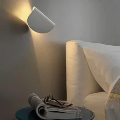 APPLIQUE DA PARETE BIANCO IN METALLO LAMPADA ATTACCO G9 DESIGN MODERNO IP20 32750