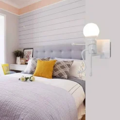 APPLIQUE DA PARETE DECORATIVO FORMA DI OMINO SEDUTO IN METALLO ATTACCO E27 AQ51