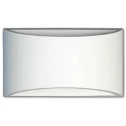 APPLIQUE DA PARETE IN GESSO VERNICIABILE DOPPIA LUCE G9 LAMPADA MODERNA GS-E14