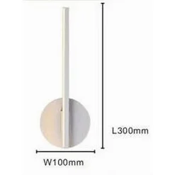 APPLIQUE DA PARETE LED 13 W LINEARE ORIENTABILE BIANCO LAMPADA LUCE FREDDA 50377