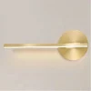 APPLIQUE DA PARETE LED 13 W LINEARE ORIENTABILE ORO LAMPADA LUCE NATURALE 50384