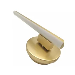 APPLIQUE DA PARETE LED 13 W LINEARE ORIENTABILE ORO LAMPADA LUCE NATURALE 50384