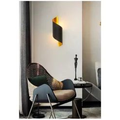 APPLIQUE DA PARETE LED ATTACCO G9 DOPPIA LUCE LAMPADA DESIGN MODERNO SPIRALE E53