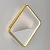 APPLIQUE DA PARETE LED 12W QUADRATO ORO LAMPADA MODERNO MINIMAL LUCE 4000K 71279