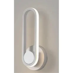 APPLIQUE DA PARETE LED 13W OVALE VERTICALE ORIENTABILE BIANCO LUCE NATURALE 50322