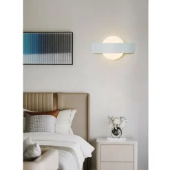 APPLIQUE DA PARETE LED 8WATT DOPPIA EMISSIONE LUCE 3 COLORAZIONI DI LUCE E17-B3C