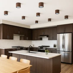 APPLIQUE DA SOFFITTO A CILINDRO PER ESTERNO PLAFONIERA CON ATTACCO GU10 IP54 H94-C