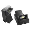 APPLIQUE DOPPIA EMISSIONE 10 WATT NERO PER ESTERNO LUCE FREDDA CALDA IP65 ES04