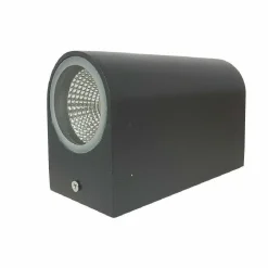 APPLIQUE DOPPIA LUCE LED 10W NERO BIANCO LAMPADA PARETE UP DOWN FARETTO ESTERNO