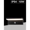 APPLIQUE ESTERNO 10W CON SENSORE PIR DI MOVIMENTO DA PARETE GIARDINO IP54 BS82-N