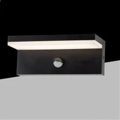 APPLIQUE ESTERNO 10W CON SENSORE PIR DI MOVIMENTO DA PARETE GIARDINO IP54 BS82-N