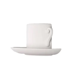 APPLIQUE GESSO A FORMA DI TAZZA DA CAFFÈ A PARETE VERNICIABILE ATTACCO G9 GS-E85