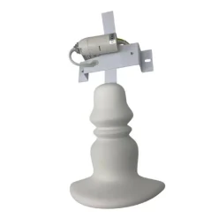 APPLIQUE IN GESSO A FORMA LUME A PARETE VERNICIABILE LUMETTO ATTACCO E14 GS-E84