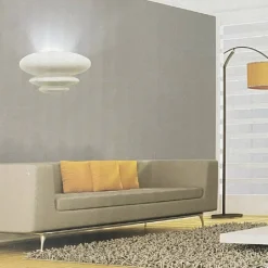 APPLIQUE IN GESSO DA PARETE VERNICIABILE LAMPADA DA MURO MODERNA ATTACCO G9 E46