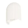 APPLIQUE IN GESSO RIGATO DA PARETE LAMPADA DA MURO VERNICIABILE ATTACCO GU10 IP20 GS-E88