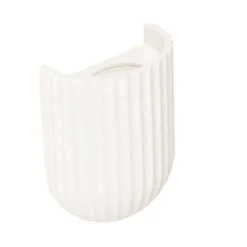APPLIQUE IN GESSO RIGATO DA PARETE LAMPADA DA MURO VERNICIABILE ATTACCO GU10 IP20 GS-E88