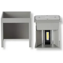 APPLIQUE LAMPADA MURO DOPPIO LED COB 12W FASCIO REGOLABILE CAMBIA COLORE CCT 3IN1 ES46-3C