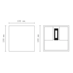 APPLIQUE LAMPADA MURO DOPPIO LED COB 12W FASCIO REGOLABILE CAMBIA COLORE CCT 3IN1 ES46-3C