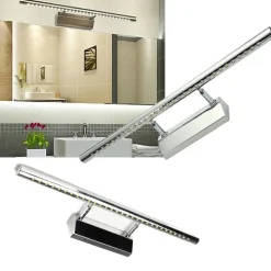 APPLIQUE LAMPADA PER SPECCHIO BAGNO DA PARETE CON 30 LED LUCE BIANCO FREDDO