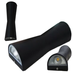 APPLIQUE LANTERNA A PARETE DA ESTERNO 10W A DOPPIO LED 5W + 5W LUCE 6500K