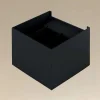 APPLIQUE LED A CUBO 12 WATT LAMPADA QUADRATA NERO DA PARETE INTERNO IP20 00755