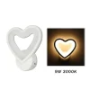 APPLIQUE LED A CUORE 6W LAMPADA A PARETE LUMETTO LUCE FREDDA CALDA NATURALE E28