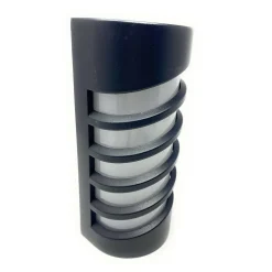 APPLIQUE LED A PARETE 12 W PER ESTERNO LUCE CALDA FREDDA NATURALE NERO IP65 ES56