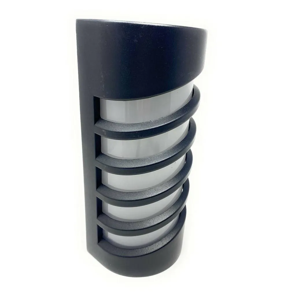 APPLIQUE LED A PARETE 12 W PER ESTERNO LUCE CALDA FREDDA NATURALE NERO IP65 ES56