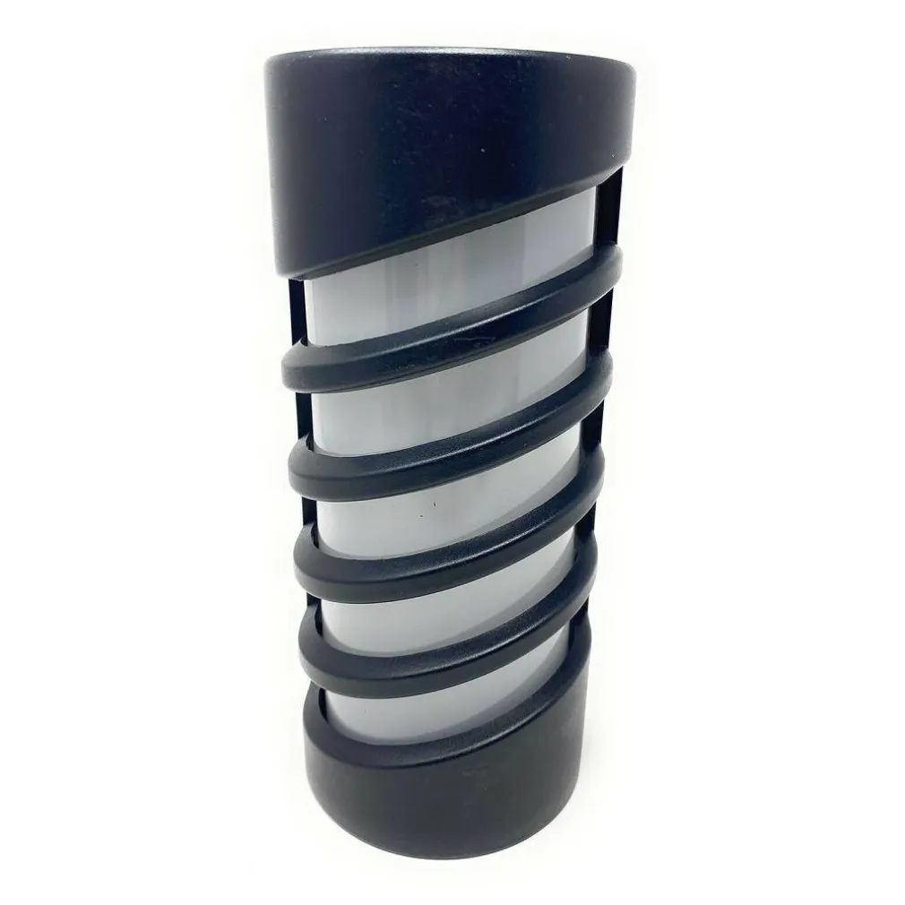 APPLIQUE LED A PARETE 12 W PER ESTERNO LUCE CALDA FREDDA NATURALE NERO IP65 ES56