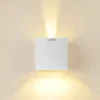 APPLIQUE LED CUBO LAMPADA DA PARETE 10W 1300LM LUCE REGOLABILE UPDOWN IP65