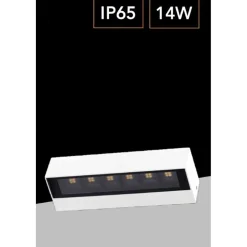 APPLIQUE LED DA ESTERNO A DOPPIA EMISSIONE 14 WATT CCT 3 TONALITÀ DI LUCE IP65 176-3C