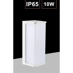 APPLIQUE LED DA ESTERNO FACCIATE GIARDINO MODERNO LAMPADA DA MURO 10W IP65 643-B