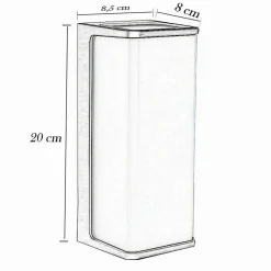 APPLIQUE LED DA ESTERNO FACCIATE GIARDINO MODERNO LAMPADA DA MURO 10W IP65 643-B