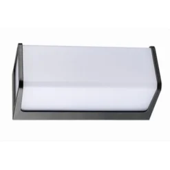 APPLIQUE LED DA ESTERNO GIARDINO MODERNO LAMPADA DA MURO NERA 10 WATT IP65 643-N