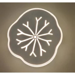 APPLIQUE LED DECORATIVA EFFETTO VENATURE FOGLIA MURO LAMPADA 14W MODERNA AQ10-3C