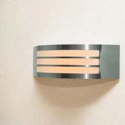 APPLIQUE LED ESTERNO LAMPADA E27 LUCE MODERNA PARETE MURO GIARDINO CORTILE S101-A