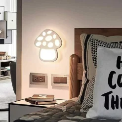 APPLIQUE LED FORMA FUNGO LAMPADA PARETE DECORATIVA 9W 3 COLORAZIONE LUCE AQ26-B3C